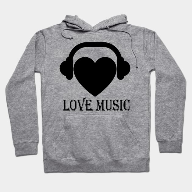 Love Music Hoodie by NeetzCreation